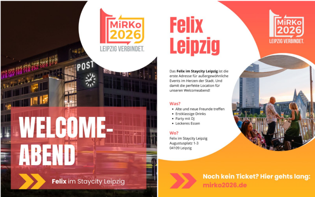 Welcome Abend Felix